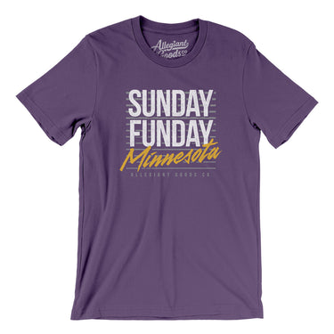 Sunday Funday Minnesota Men/Unisex T-Shirt-Allegiant Goods Co. Vintage Sports Apparel