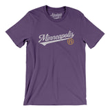 Minneapolis Vintage Script Men/Unisex T-Shirt-Allegiant Goods Co. Vintage Sports Apparel