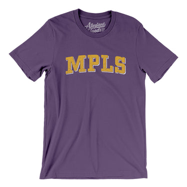 Mpls Varsity Men/Unisex T-Shirt-Allegiant Goods Co. Vintage Sports Apparel