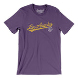 Los Angeles Vintage Script Men/Unisex T-Shirt-Allegiant Goods Co. Vintage Sports Apparel