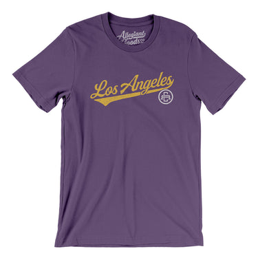 Los Angeles Vintage Script Men/Unisex T-Shirt-Allegiant Goods Co. Vintage Sports Apparel