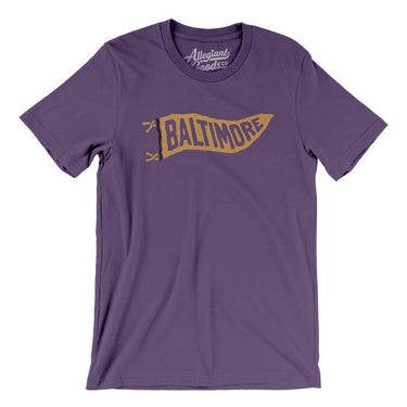 Baltimore Pennant Men/Unisex T-Shirt-Allegiant Goods Co. Vintage Sports Apparel
