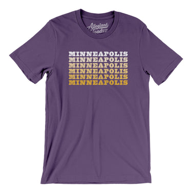 Minneapolis Repeat Men/Unisex T-Shirt-Allegiant Goods Co. Vintage Sports Apparel