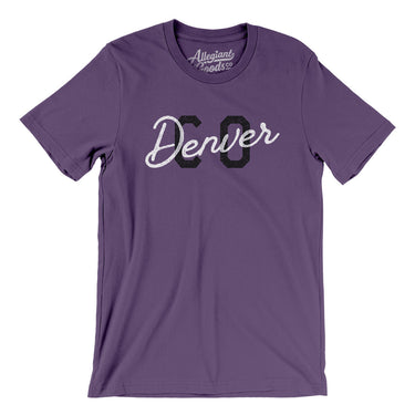 Denver Co Overprinted Men/Unisex T-Shirt-Allegiant Goods Co. Vintage Sports Apparel
