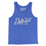 Detroit Mi Overprinted Men/Unisex Tank Top-Allegiant Goods Co. Vintage Sports Apparel