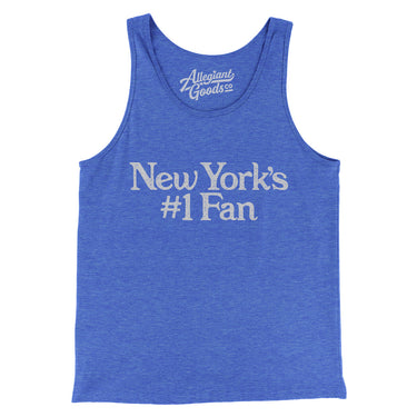 New York's Number 1 Fan Men/Unisex Tank Top-Allegiant Goods Co. Vintage Sports Apparel