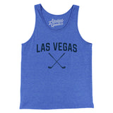 Las Vegas Golf Men/Unisex Tank Top-True Royal TriBlend-Allegiant Goods Co. Vintage Sports Apparel