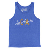 Los Angeles Ca Overprinted Men/Unisex Tank Top-Allegiant Goods Co. Vintage Sports Apparel