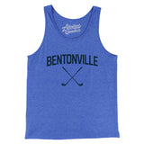 Bentonville Golf Men/Unisex Tank Top-True Royal TriBlend-Allegiant Goods Co. Vintage Sports Apparel
