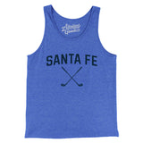 Santa Fe Golf Men/Unisex Tank Top-True Royal TriBlend-Allegiant Goods Co. Vintage Sports Apparel