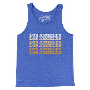 Los Angeles Repeat Men/Unisex Tank Top-Allegiant Goods Co. Vintage Sports Apparel