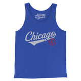 Chicago Vintage Script Men/Unisex Tank Top-Allegiant Goods Co. Vintage Sports Apparel