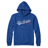 Los Angeles Vintage Script Hoodie-Allegiant Goods Co. Vintage Sports Apparel