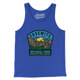 Yosemite National Park Badge Men/Unisex Tank Top-Allegiant Goods Co. Vintage Sports Apparel