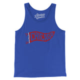 Chicago Pennant Men/Unisex Tank Top-Allegiant Goods Co. Vintage Sports Apparel