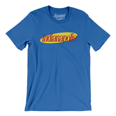 Indianapolis Seinfeld Men/Unisex T-Shirt-True Royal-Allegiant Goods Co. Vintage Sports Apparel