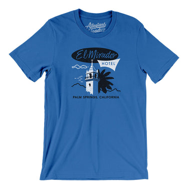El Mirador Hotel Palm Springs Men/Unisex T-Shirt-True Royal-Allegiant Goods Co. Vintage Sports Apparel