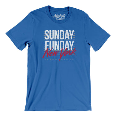 Sunday Funday New York Men/Unisex T-Shirt-Allegiant Goods Co. Vintage Sports Apparel
