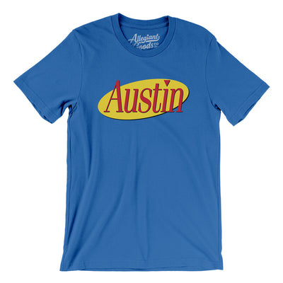 Austin Seinfeld Men/Unisex T-Shirt-True Royal-Allegiant Goods Co. Vintage Sports Apparel