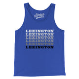 Lexington Repeat Men/Unisex Tank Top-Allegiant Goods Co. Vintage Sports Apparel