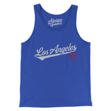 Los Angeles Vintage Script Men/Unisex Tank Top-Allegiant Goods Co. Vintage Sports Apparel