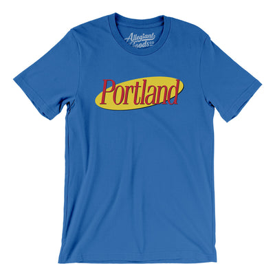 Portland Seinfeld Men/Unisex T-Shirt-True Royal-Allegiant Goods Co. Vintage Sports Apparel