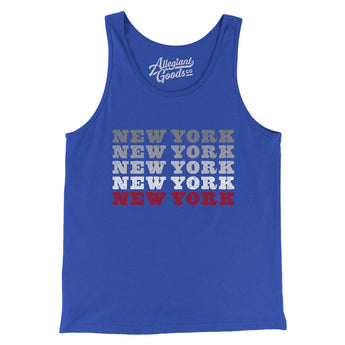 New York Repeat Men/Unisex Tank Top-Allegiant Goods Co. Vintage Sports Apparel
