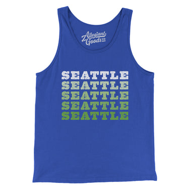 Seattle Repeat Men/Unisex Tank Top-Allegiant Goods Co. Vintage Sports Apparel