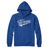 Tampa Vintage Script Hoodie-Allegiant Goods Co. Vintage Sports Apparel