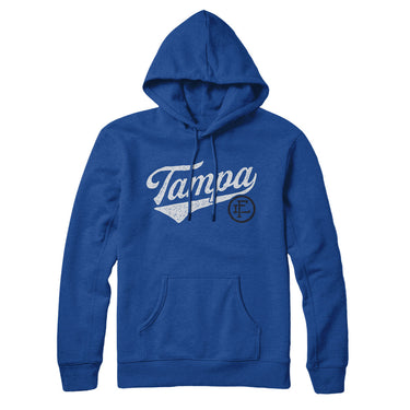 Tampa Vintage Script Hoodie-Allegiant Goods Co. Vintage Sports Apparel
