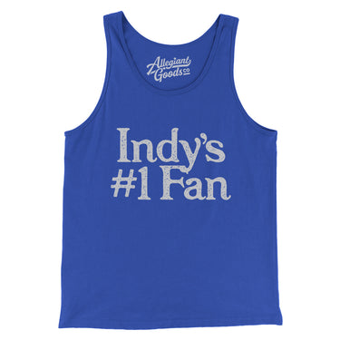 Indy's Number 1 Fan Men/Unisex Tank Top-Allegiant Goods Co. Vintage Sports Apparel