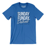 Sunday Funday Detroit Men/Unisex T-Shirt-Allegiant Goods Co. Vintage Sports Apparel
