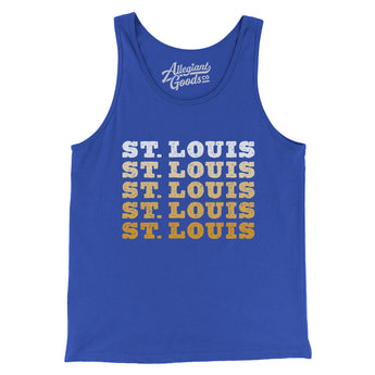 St Louis Repeat Men/Unisex Tank Top-Allegiant Goods Co. Vintage Sports Apparel