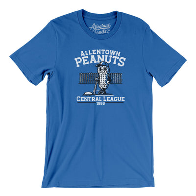 Allentown Peanuts Men/Unisex T-Shirt-True Royal-Allegiant Goods Co. Vintage Sports Apparel