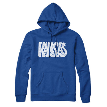 Kansas State Shape Text Hoodie-Allegiant Goods Co. Vintage Sports Apparel