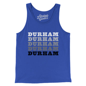 Durham Repeat Men/Unisex Tank Top-Allegiant Goods Co. Vintage Sports Apparel