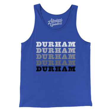Durham Repeat Men/Unisex Tank Top-Allegiant Goods Co. Vintage Sports Apparel