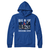 Big Blue Wrecking Crew Hoodie-Allegiant Goods Co. Vintage Sports Apparel