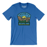 Yosemite National Park Badge Men/Unisex T-Shirt-True Royal-Allegiant Goods Co. Vintage Sports Apparel