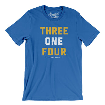 St Louis 314 Men/Unisex T-Shirt-True Royal-Allegiant Goods Co. Vintage Sports Apparel
