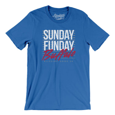 Sunday Funday Buffalo Men/Unisex T-Shirt-Allegiant Goods Co. Vintage Sports Apparel