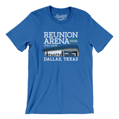 Reunion Arena Men/Unisex T-Shirt-True Royal-Allegiant Goods Co. Vintage Sports Apparel