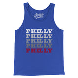 Philly Repeat Men/Unisex Tank Top-True Royal-Allegiant Goods Co. Vintage Sports Apparel