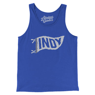 Indy Pennant Men/Unisex Tank Top-Allegiant Goods Co. Vintage Sports Apparel