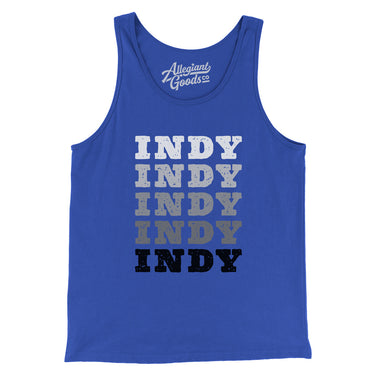 Indy Repeat Men/Unisex Tank Top-Allegiant Goods Co. Vintage Sports Apparel