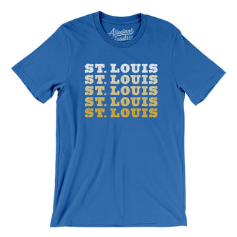 St Louis Repeat Men/Unisex T-Shirt-Allegiant Goods Co. Vintage Sports Apparel