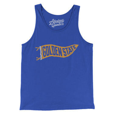 Golden State Pennant Men/Unisex Tank Top-Allegiant Goods Co. Vintage Sports Apparel