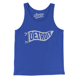 Detroit Pennant Men/Unisex Tank Top-Allegiant Goods Co. Vintage Sports Apparel