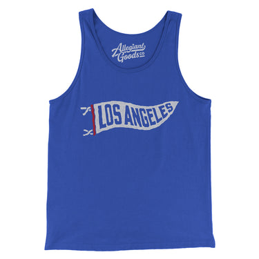 Los Angeles Pennant Men/Unisex Tank Top-Allegiant Goods Co. Vintage Sports Apparel