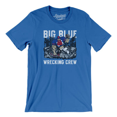 Big Blue Wrecking Crew Men/Unisex T-Shirt-True Royal-Allegiant Goods Co. Vintage Sports Apparel